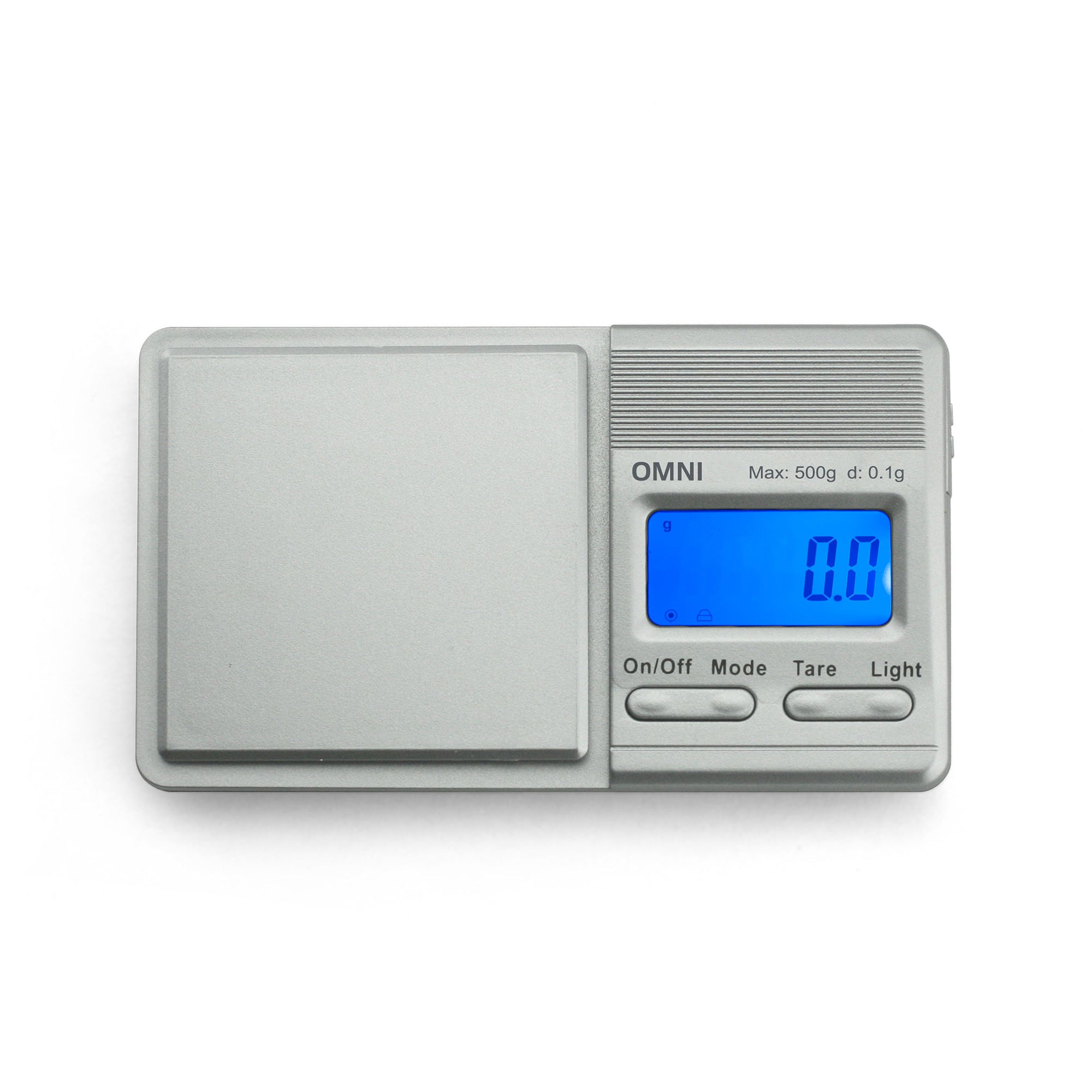 Truweigh Omni Digital Mini Scale - 500g x 0.1g - Silver Pocket Scale