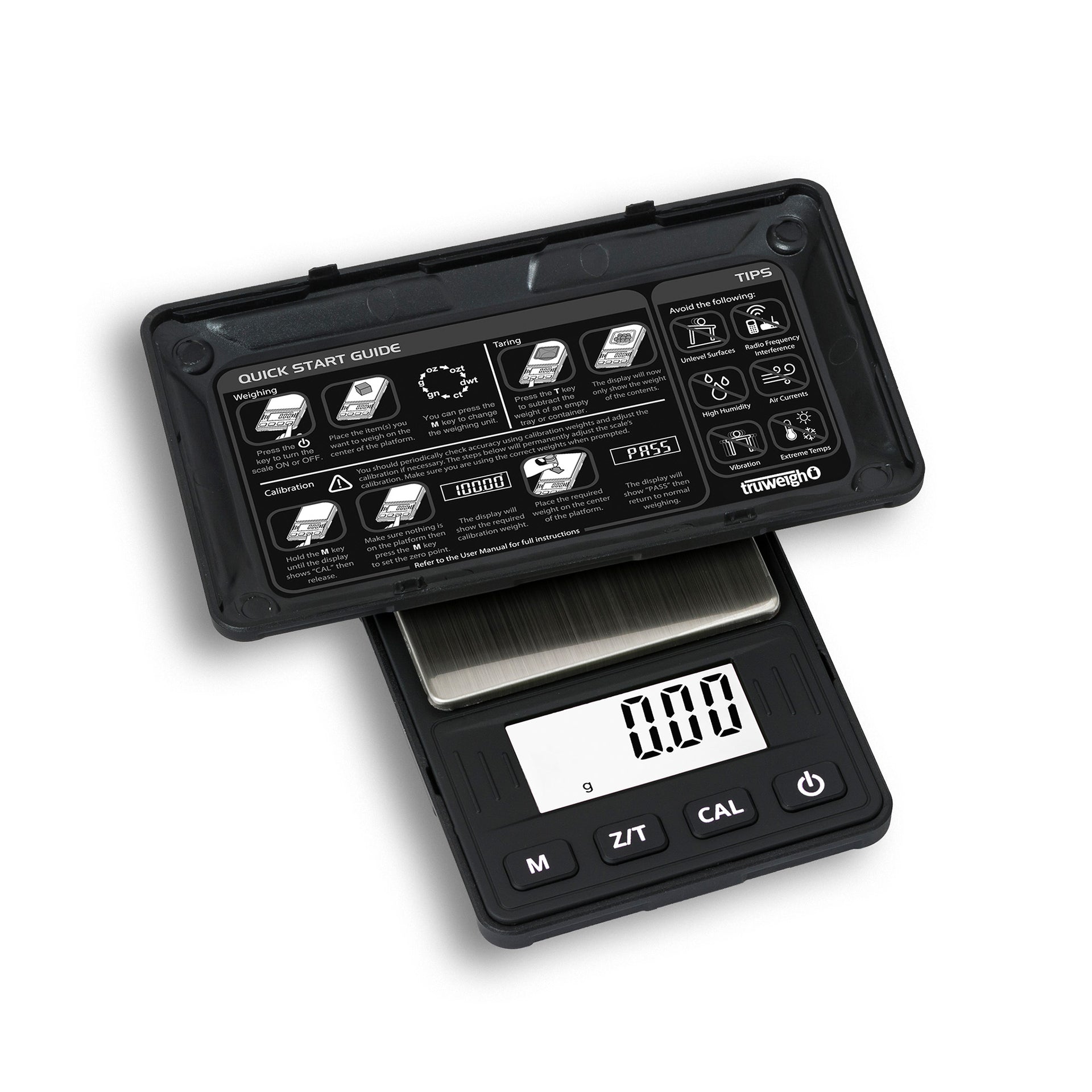 Truweigh Riot Scale - 100g x 0.01g - Black