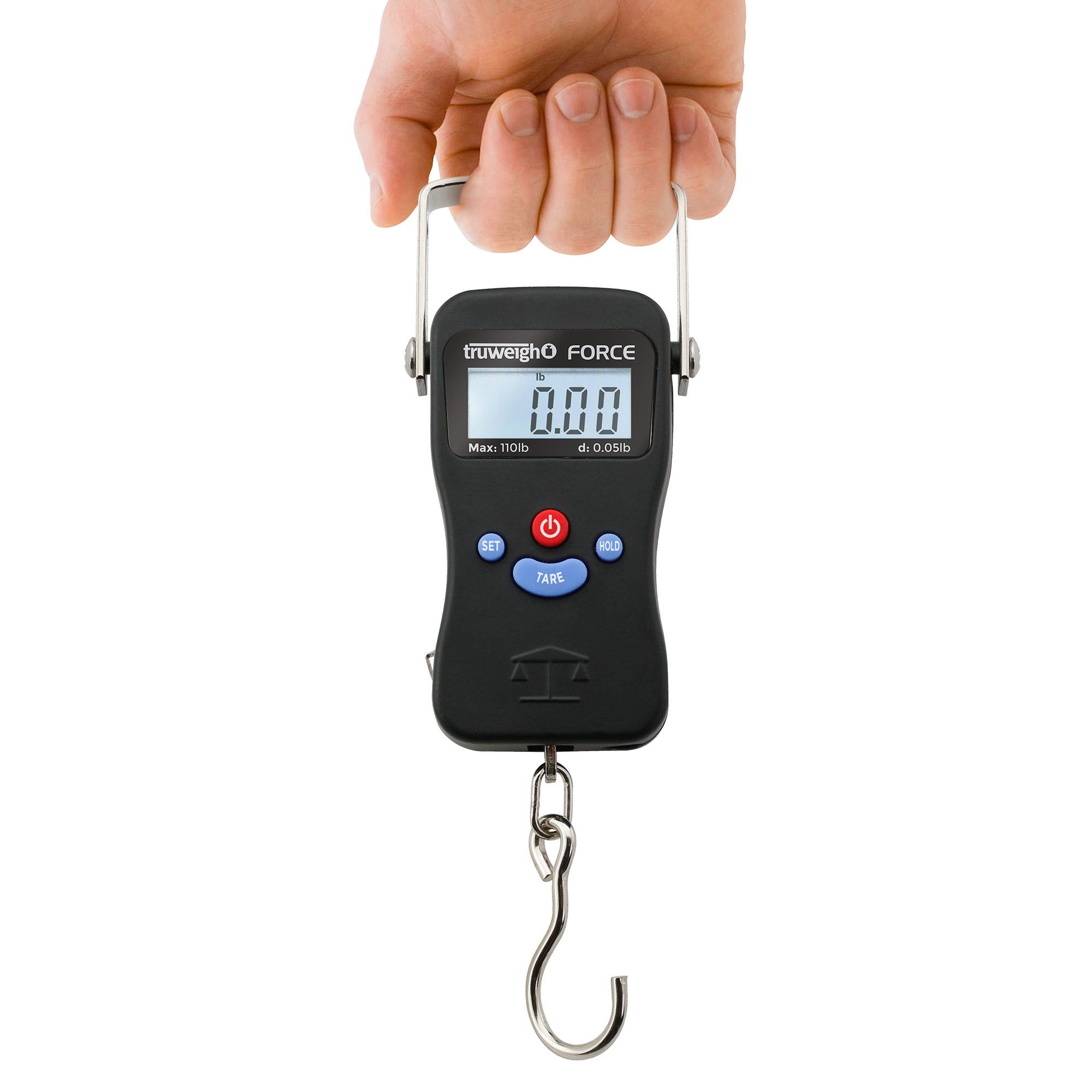  South Bend Digital Hanging Fishing Scale and Tape Measure with  Backlit LCD Display, 110lb/50kg Weight Capacity (Batteries Included) :  Sports & Outdoors